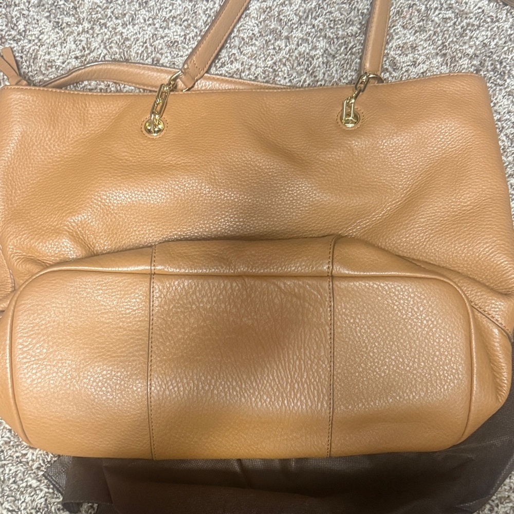 Tory Burch Brown Leather Shoulder Bag - Picture 6 of 6